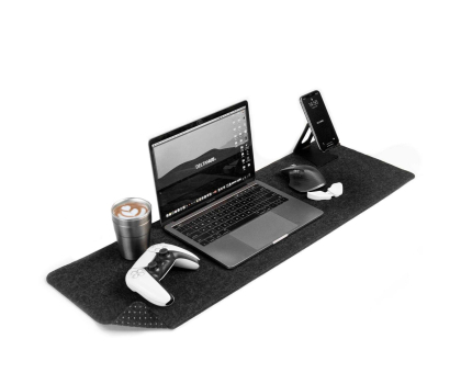 Podkładka pod mysz Deltahub Minimalistic Desk Pad - Dark Grey - L DP-L-D